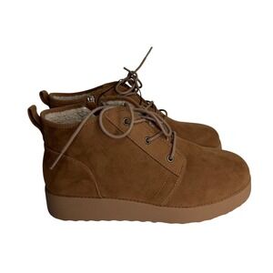 New Pop Billboard‎ Measured Lined Bootie size 11M Tan